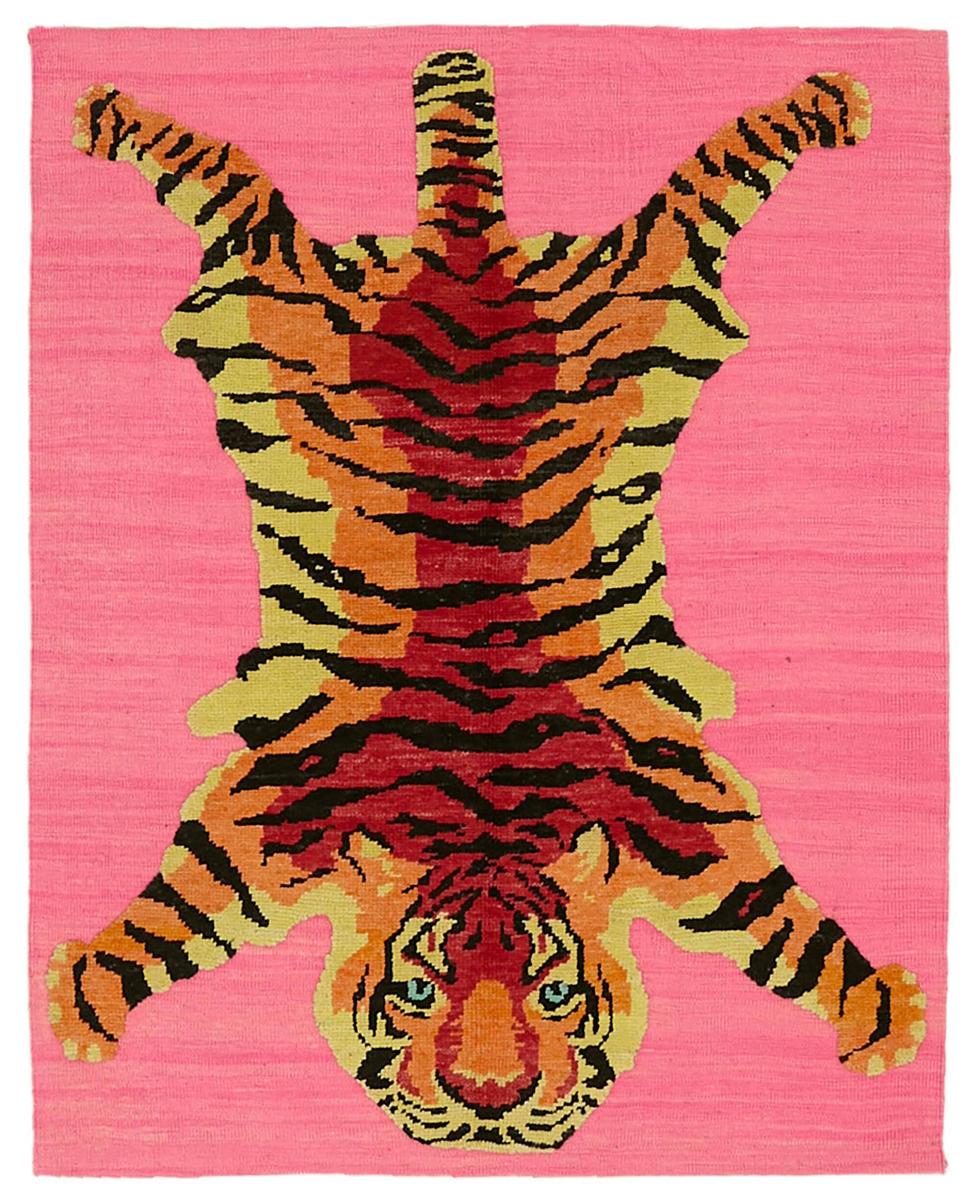 Turkish Handknotted Wool Tiger Rug  145 cm x 183 cm