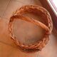 Old vintage bottle rack wicker basket
