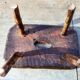 Tabouret de traite en chêne