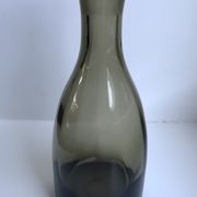 Decanter / pitcher in smoked glass 60s