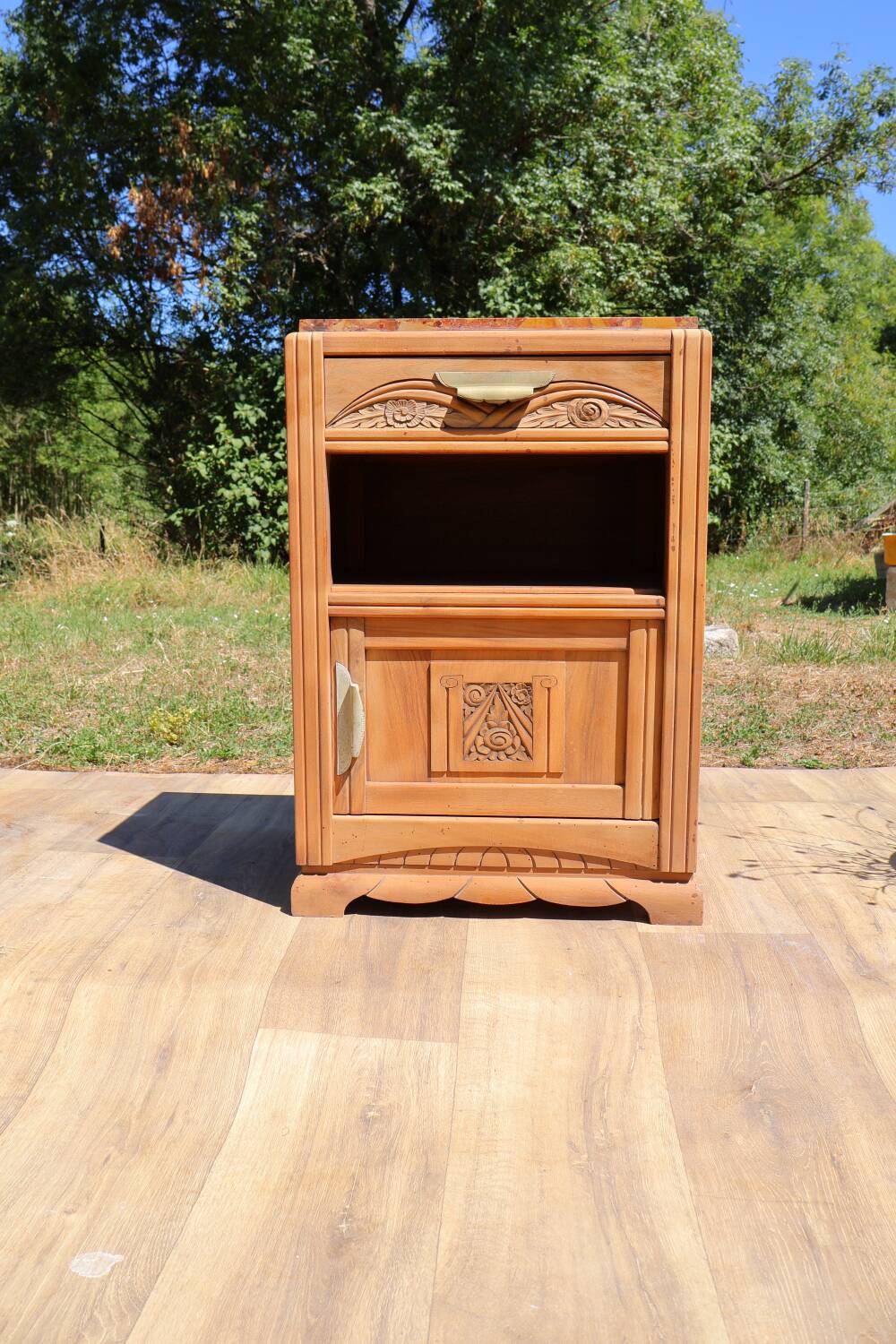Art Deco bedside table/nightstand