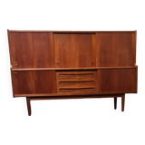 High teak sideboard attributed to Johannes Anderson - Elegant storage solution with style - Danish design