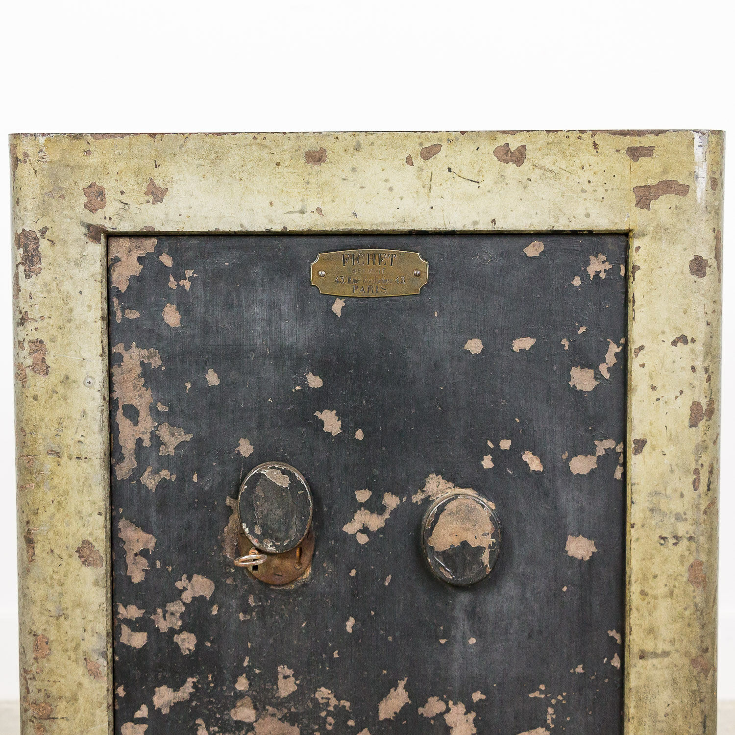 Antique safe by Fichet, Paris, 1900