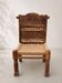 Fauteuil berbère marocain sculpté
