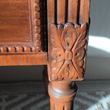 Small Louis XVI style walnut chest of drawers