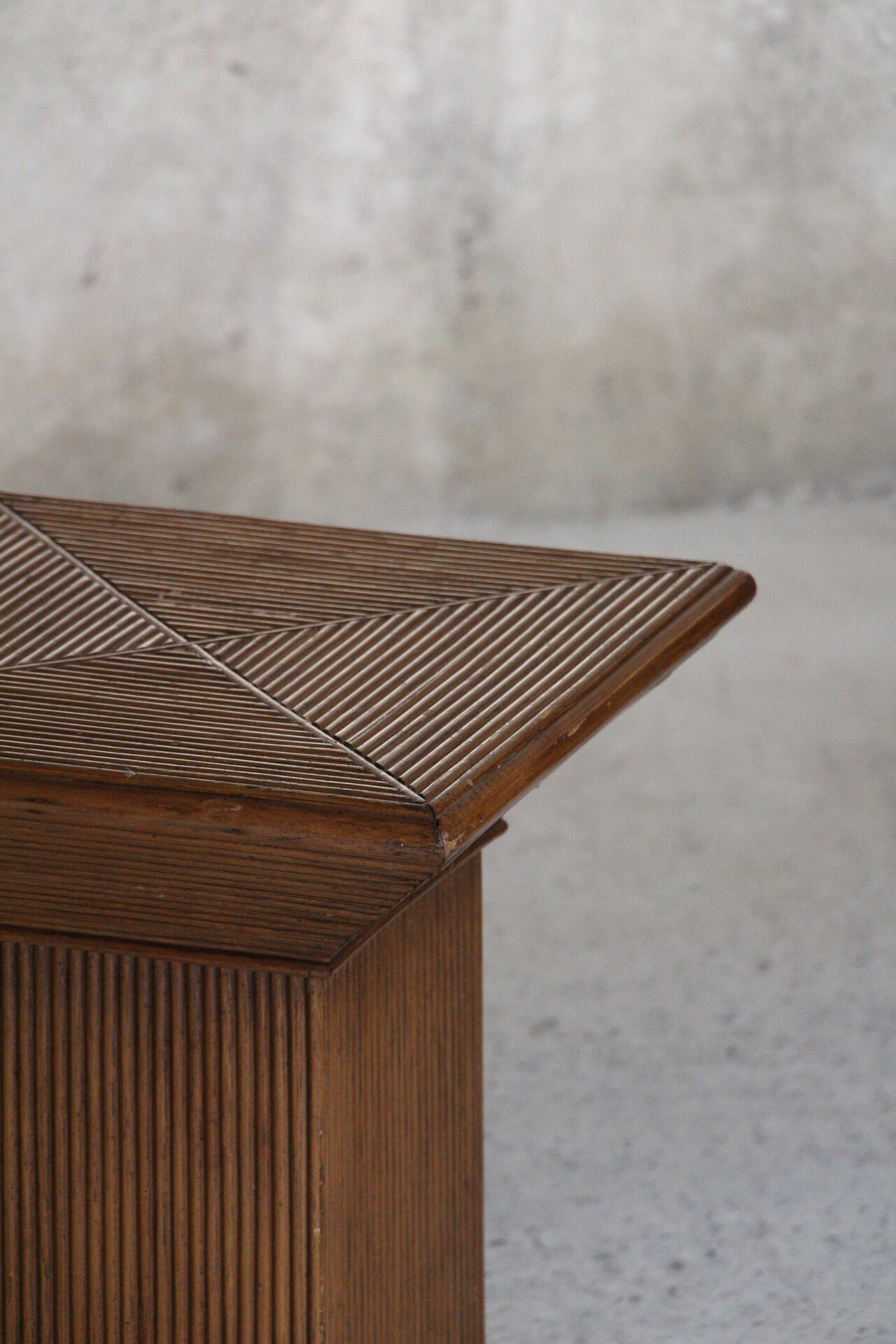 Bamboo and rattan design column