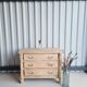 Solid wood chest of drawers