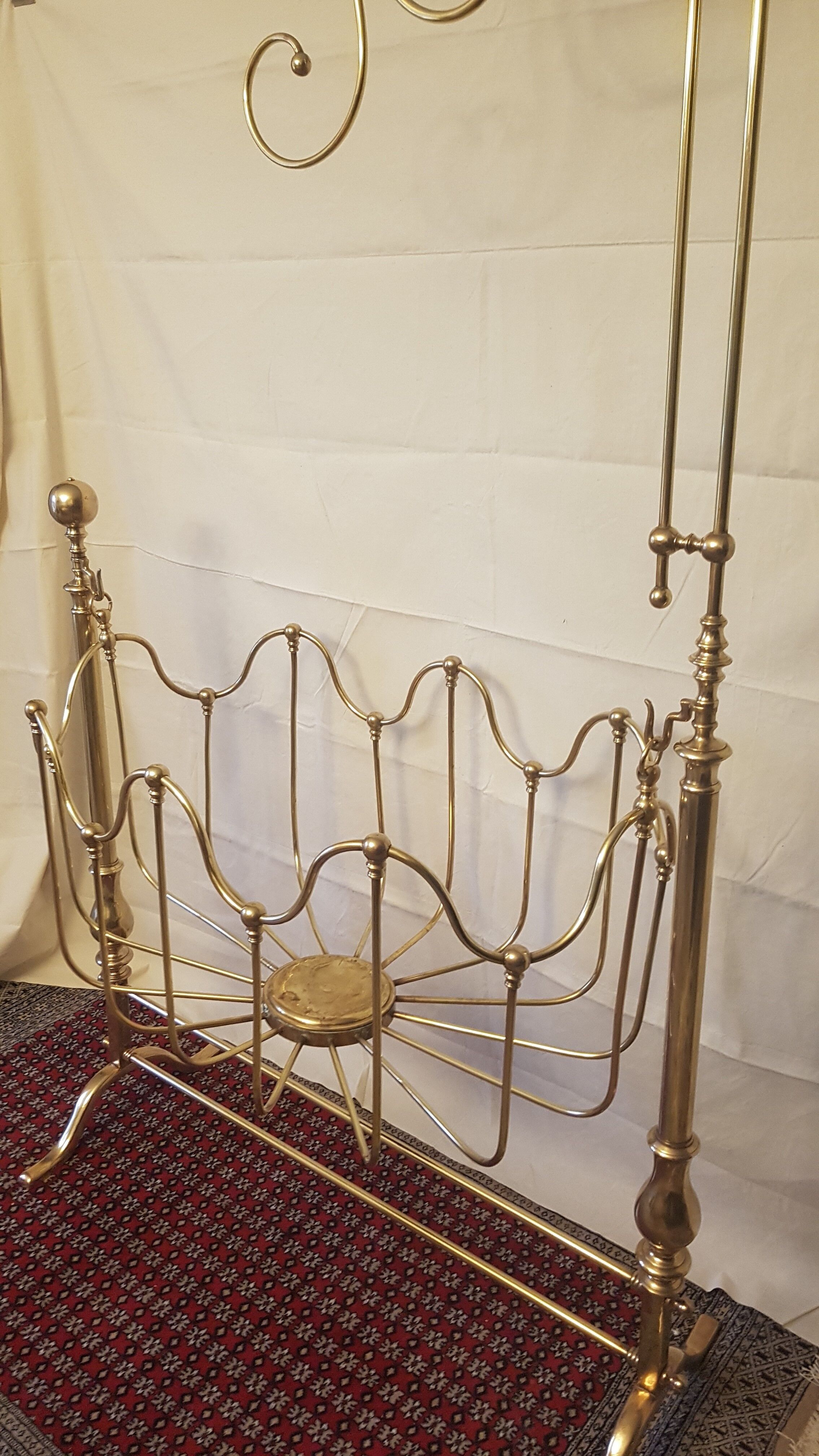 Brass cradle 1880