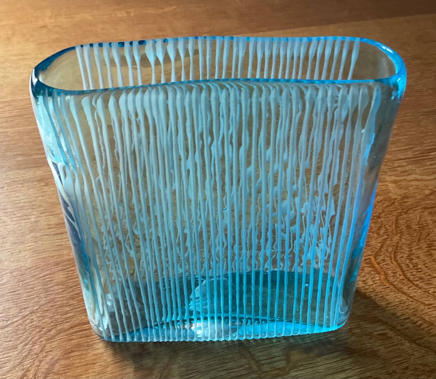 Vintage glass paste vase