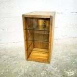 Wooden and glass shelf