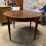 Louis XVI table in Cuban mahogany