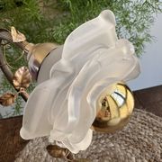 Lampe tulipe en laiton