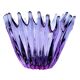 Vase - Grande Coupe en Cristal Violet • Vintage • Cristallerie de Bayel  • 1950