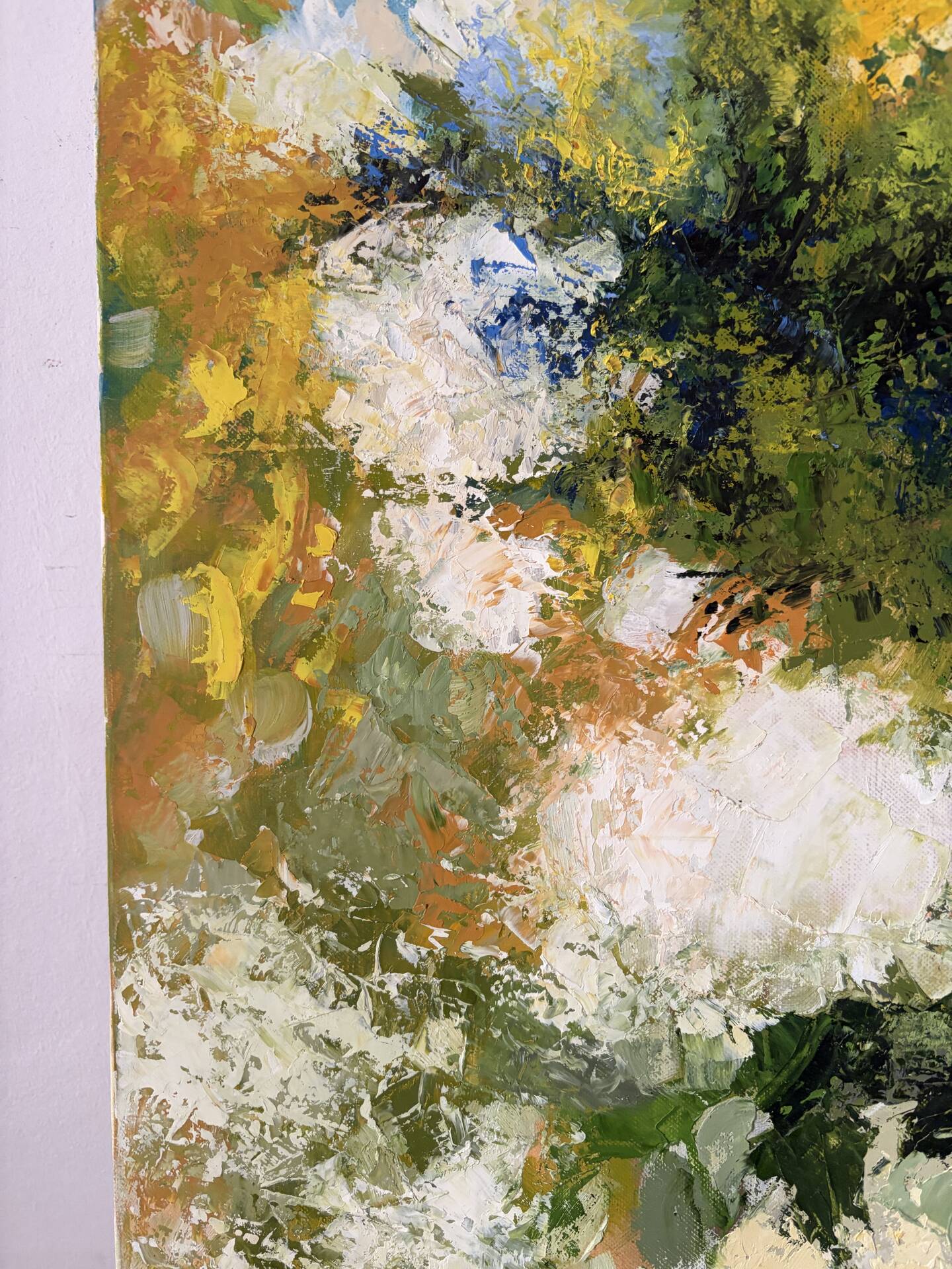 "June Bouquet", oil on canvas signed Bottini