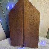 Vintage wooden religious triptych