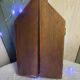 Vintage wooden religious triptych