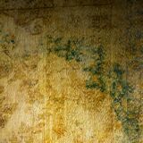 Tapis vintage jaune 285 x 188 cm