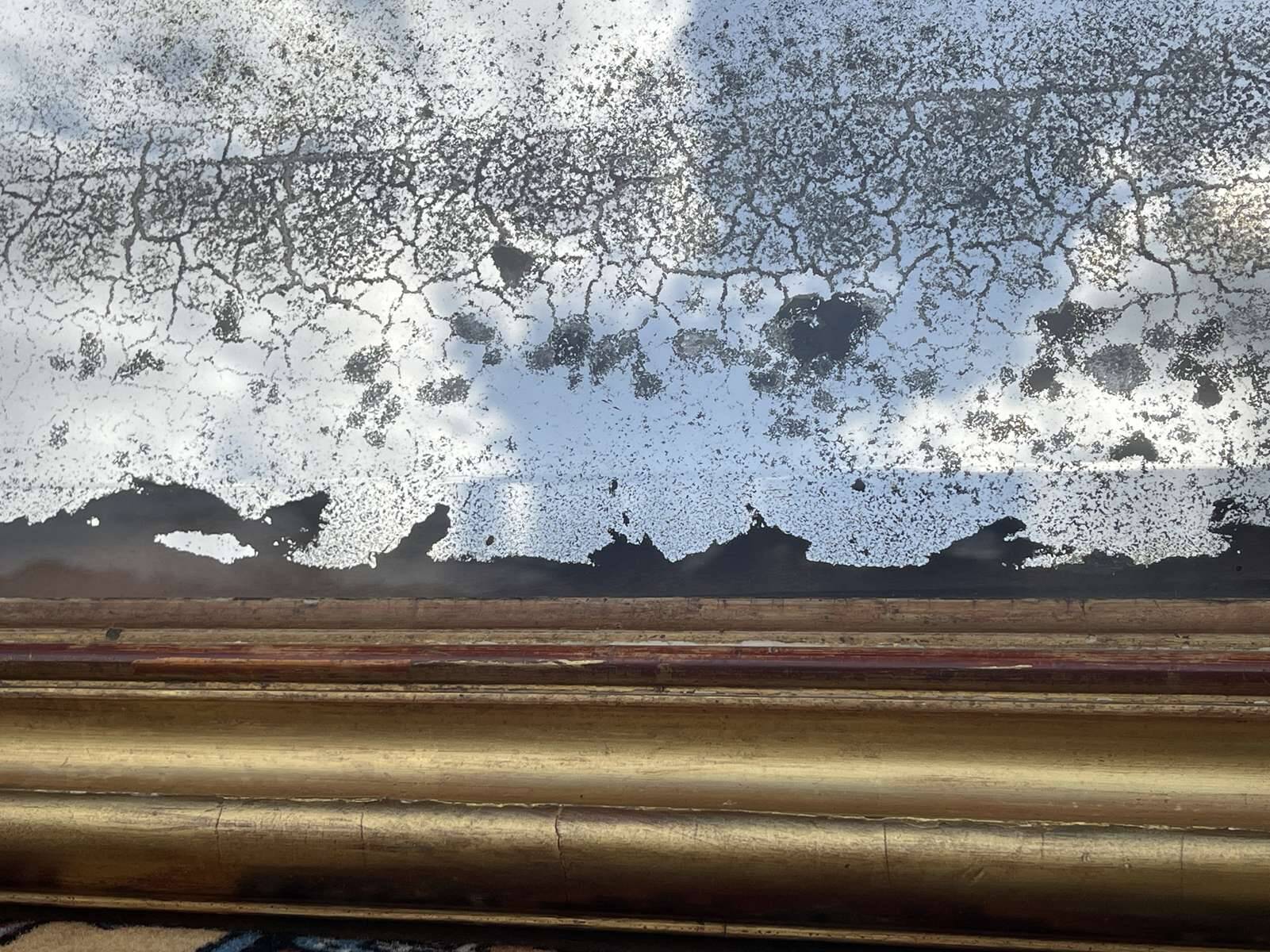 Louis XV mirror, early 19th century, restored.