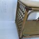 Wicker rattan coffee table 60s-70s