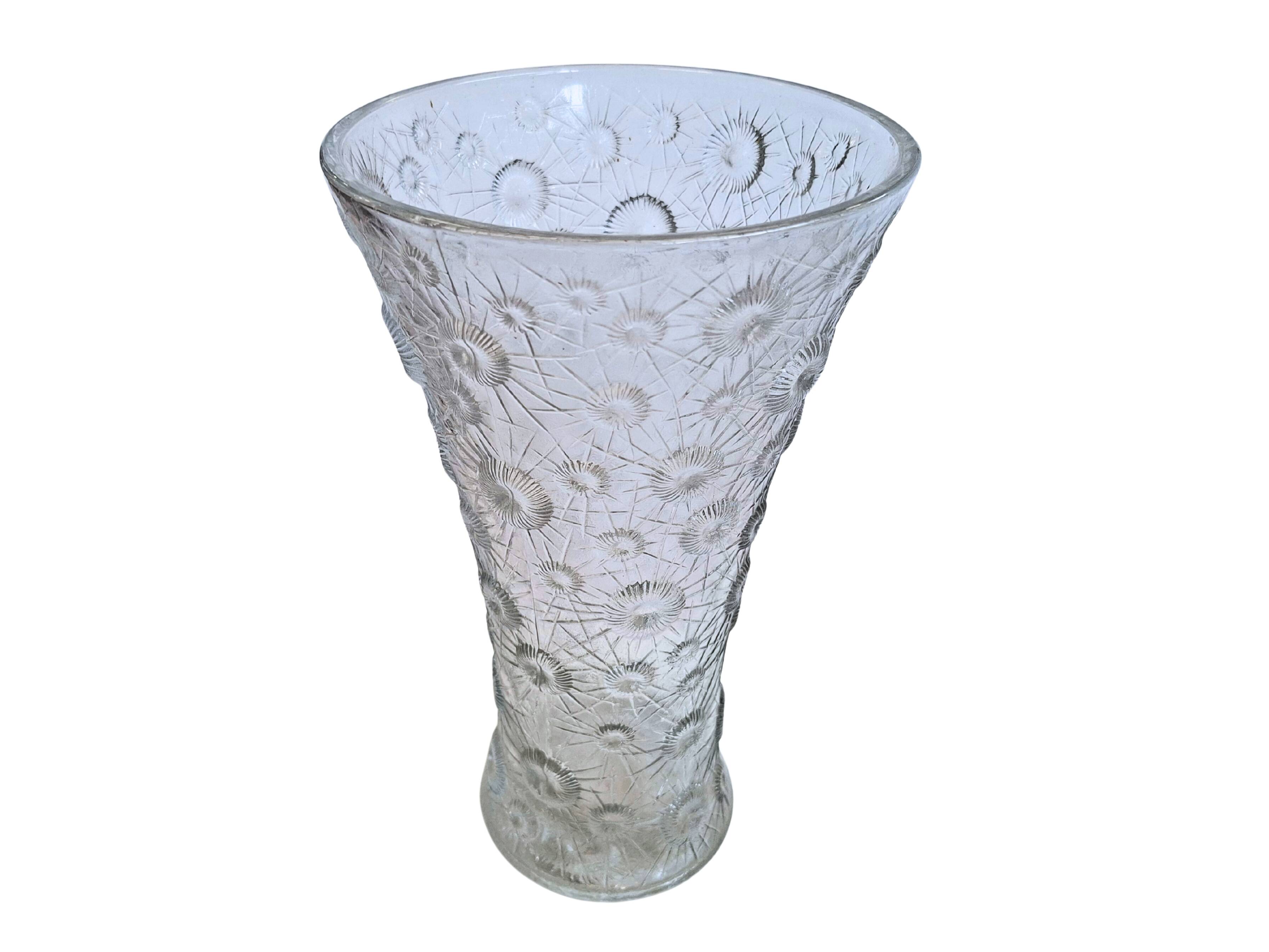 Vaso "Atomic" - Design Jiří Řepásek (1970) - Sklo Union Boemia - 30cm