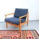 Vintage retro armchair from the 60s-70s in teak, Mid-Century style.