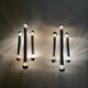 Set of 2 Hufnagel leuchten wall lamps sconce , 1970s