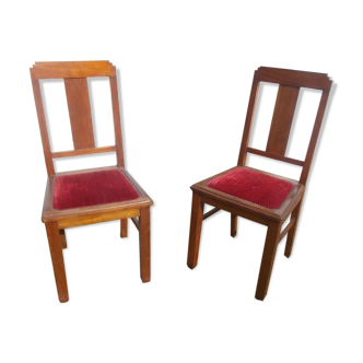 Pair of art deco chairs