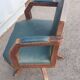 Fauteuil de bureau ancien administratif pivotant vintage