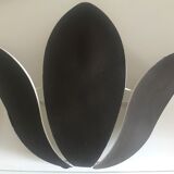 Pair of flowers wall lamps years 70