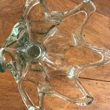 Openwork glass fruit bowl