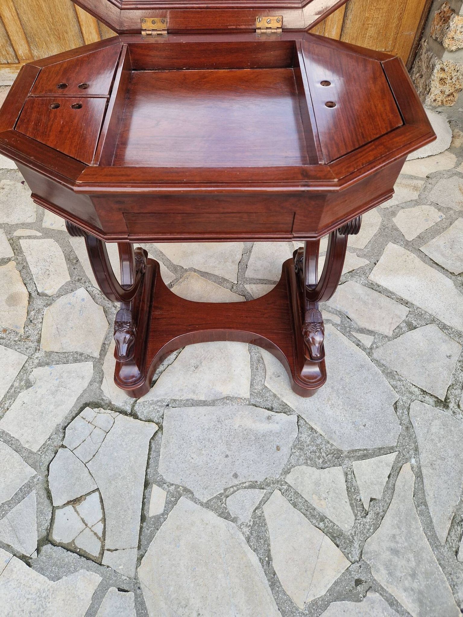 Restoration Period Work Table in Mahogany