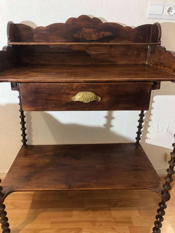 Secrétaire ancien pieds en bois tourné