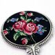 Old hand mirror duo