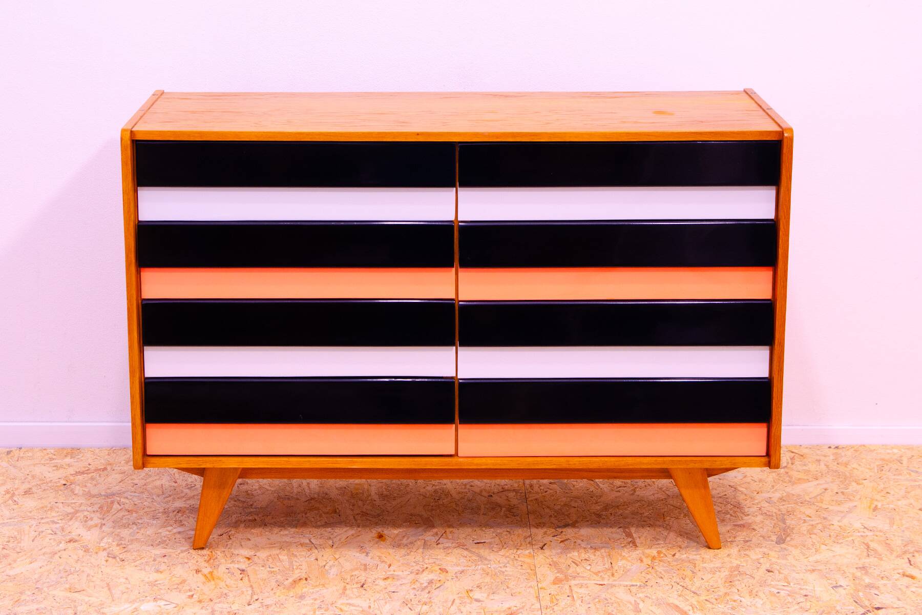 Commode vintage U-458 par Jiri Jiroutek, Tchécoslovaquie, 1960
