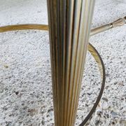Vintage marble and brass coffee table circa 60's
