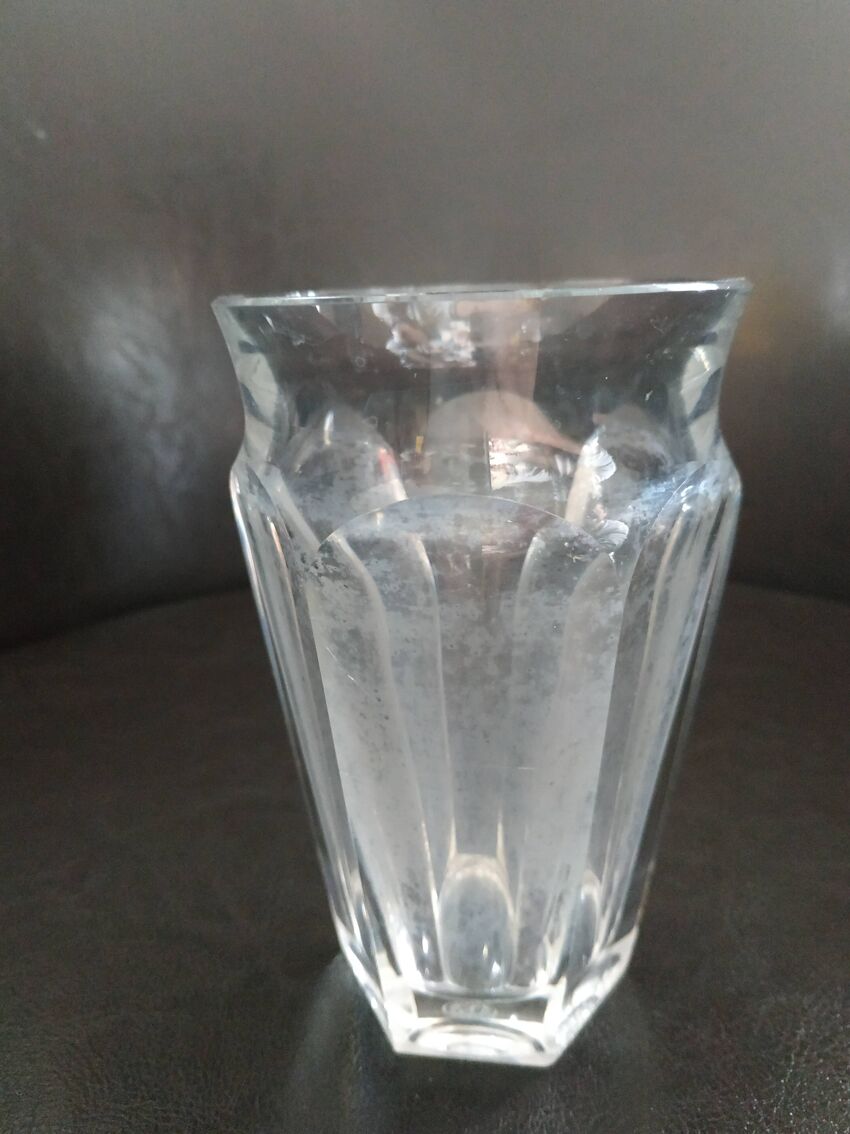 Vase cristal Baccarat petit modèle d'époque xxe | Selency