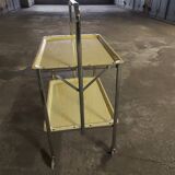 Italian vintage 70's foldable rolling service, speedy