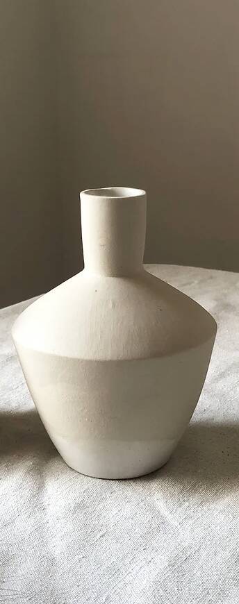Vase soliflore blanc