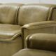 DS-12 modular vintage set in green leather by Team de Sede for De Sede Swiss