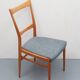 1950s chair in cherrywood, fresh fabric