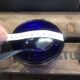 Vintage apple sugar bowl / jam bowl with spoon
