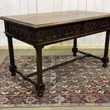 Late 19th century Gothic style oak desk