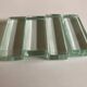 Set of 4 modernist crystal knife holders