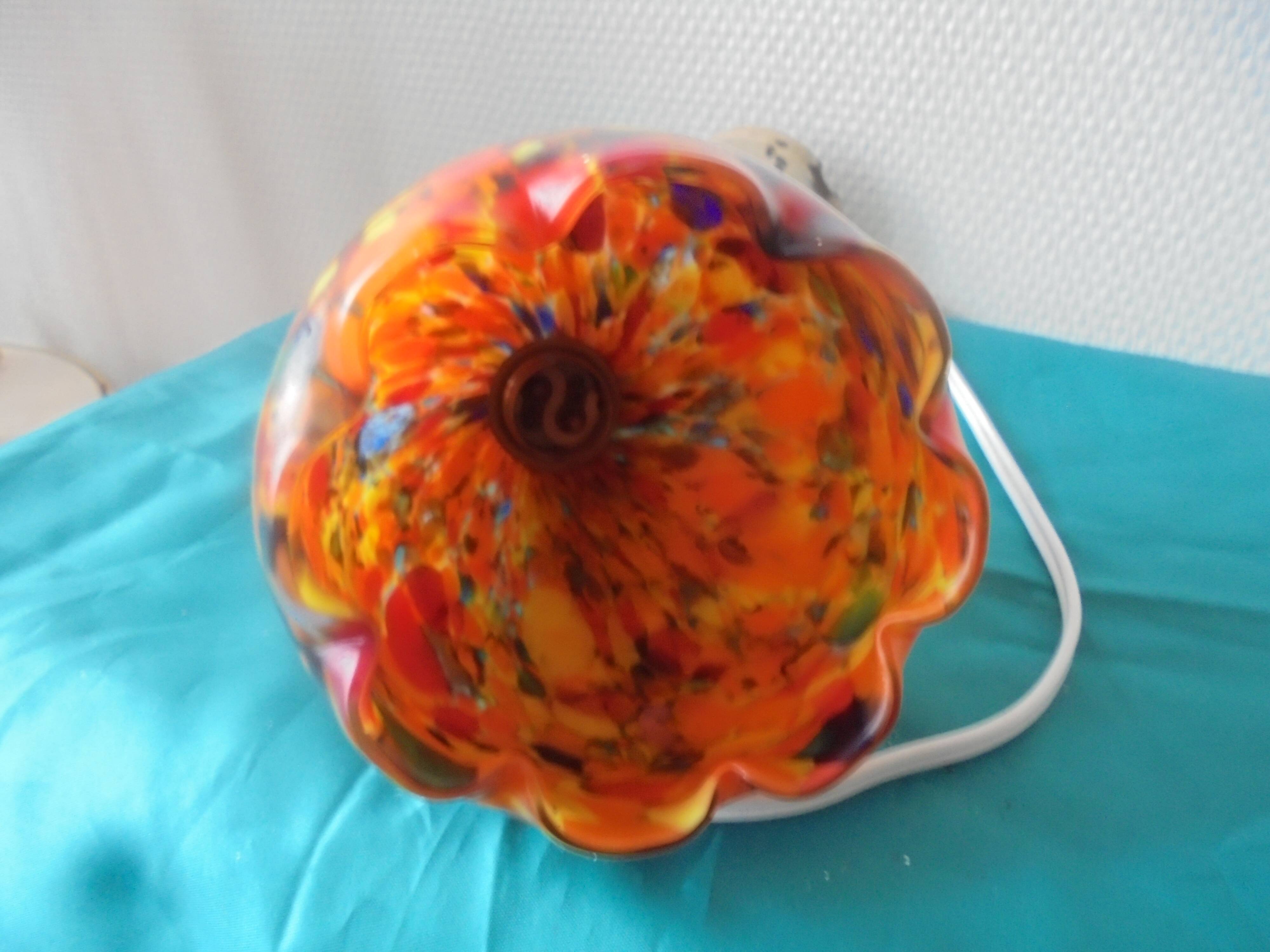 1 opaline wall light, speckled