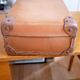 Vintage leather suitcase