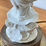 Fine ceramic lamp from the early 20th century