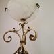 40s tripod floor lamp in wrought iron
