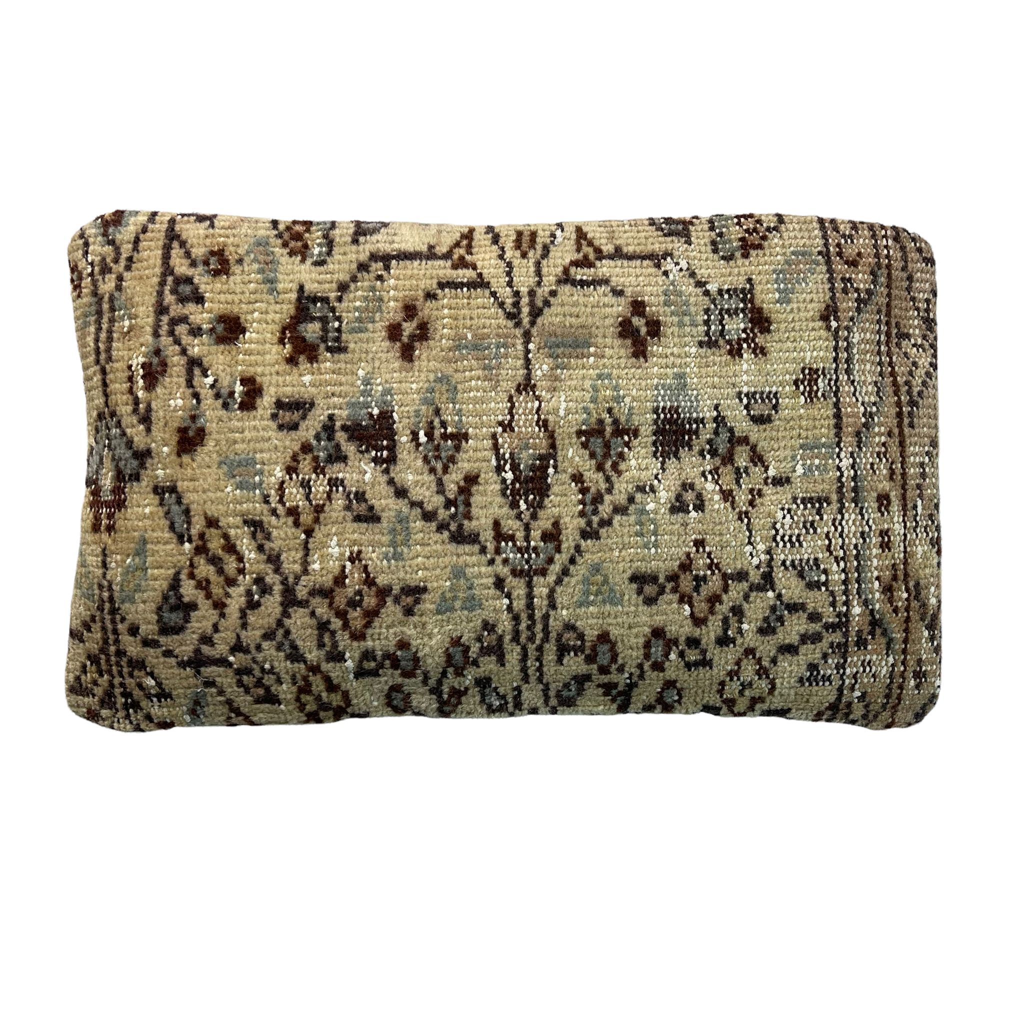 Housse de coussin de tapis turc vintage , 30 x 50 cm