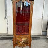 Domed showcase Louis XV style Napoleon III era - Martin varnish - 19th