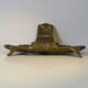 Brass inkwell